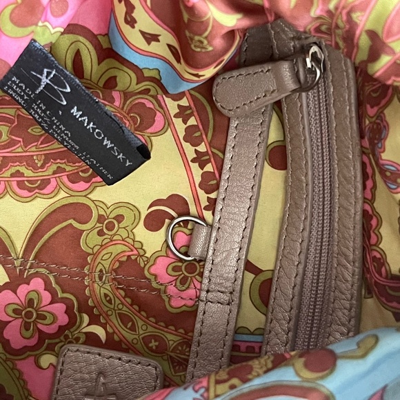 B. Makowsky Leather Handbag - Picture 8 of 12